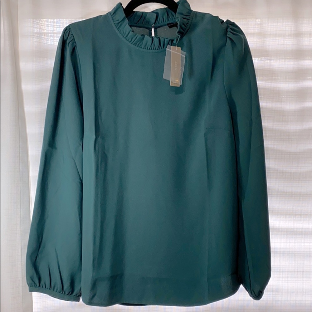 Brand new with tags, JCrew blouse size Large.